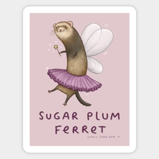 Sugar Plum Ferret Sticker